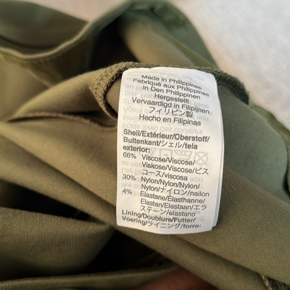 J. Crew Fit & Flare Green Ponte Dress - Picture 4 of 4